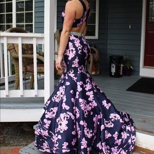 Mermaid style prom dress